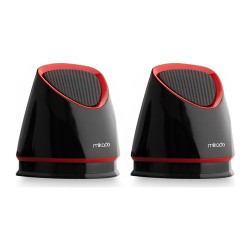 Mıkado Md-158 2.0 Sıyah/Kırmızı Usb Speaker