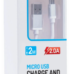 SYROX TECHNOLOGIES MICRO USB CHARGER AND DATA CABLE 2.0A 2M C17
