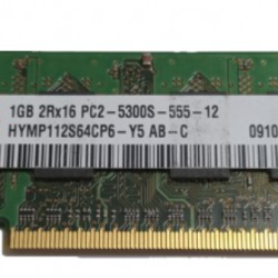 HYNIX 1GB 2Rx16 PC2-5300S-555-12 HYMP112S64CP6-Y5 DDR2 1GB 667MHZ NOTEBOOK RAM