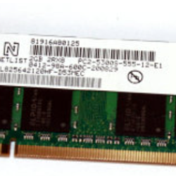 NETLIST 2GB 2Rx8 PC2-5300S-555-12-E1 DDR2 2GB 667MHZ NOTEBOOK RAM