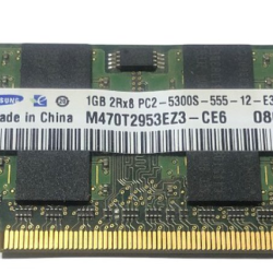 SAMSUNG 1GB 2Rx8 PC2-5300S-555-12-E3 M470T2953EZ3-CE6 1GB DDR2 667MHZ NOTEEBOOK RAM