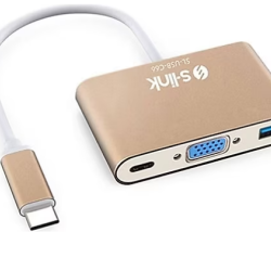 S-LINK USB TYPE-C TO VGA +USB 3.0 + USB 3.1 SL-USB-C66