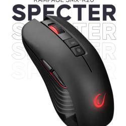 RAMPAGE SPECTER WIRELESS RECHARGEABLE GAMING MOUSE SMX-R20 SPECTER