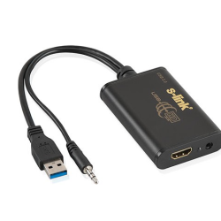 S-LINK SL-UH30 USB 3.0 TO HDMI ÇEVIRICI ADAPTÖR